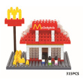 Crianças Brinquedo DIY Block fastfood conjunto Toy Block (H03120106)